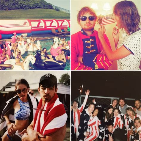 Stars At Taylor Swifts Fourth Of July Party Pictures Popsugar