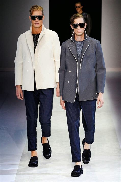 Emporio Armani Springsummer 2014 Milán Fashion Week Mfw Male