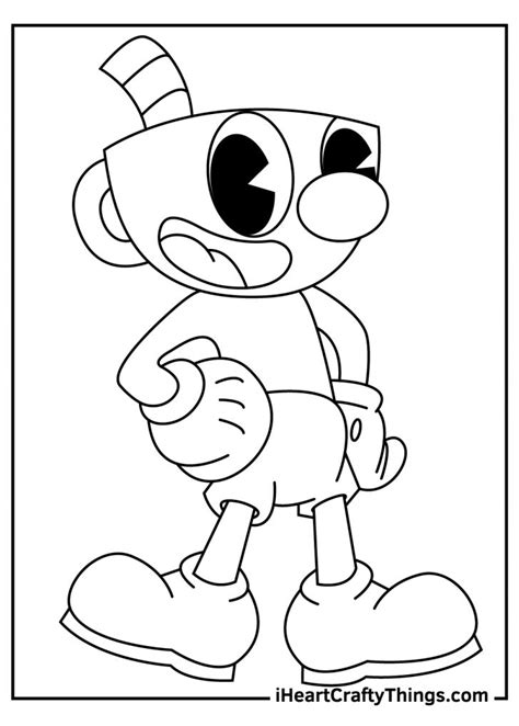 Cuphead Coloring Pages 100 Free Printables