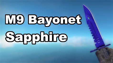 M9 Bayonet Sapphire Csgo Skin Showcase Youtube
