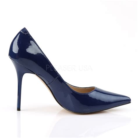 Scarpe e calzature da donna firmate valentino garavani: Blu Vernice 10 cm CLASSIQUE-20 Scarpe Décolleté Tacco Stiletto