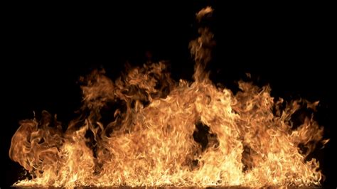 High Quality Footage Of Real Fire With Stock Motion Graphics Sbv