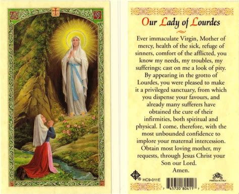Lady Of Lourdes Our Lady Of Lourdes Prayers