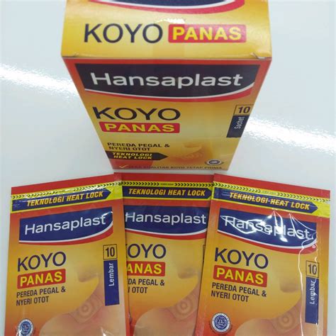 Bersihkan bagian tubuh yang terasa sakit, lalu tempelkan hansaplast koyo. Koyo Kualitas Terbaik, Hanya Koyo Dari Hansaplast ...