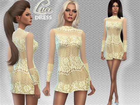 The Sims Resource Lace Dress