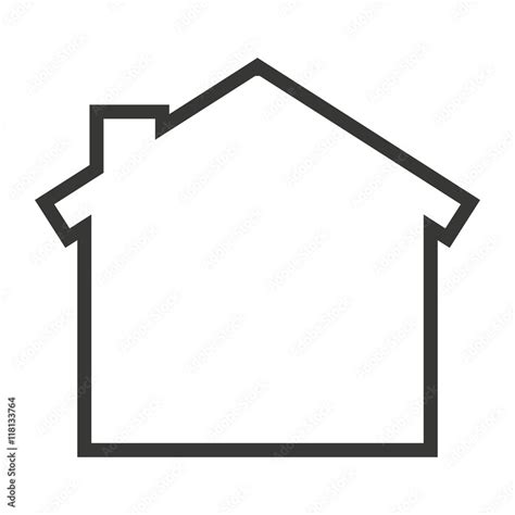 House Home Silhouette Isolated Icon Stock Vector Adobe Stock