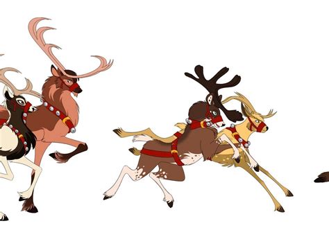 Christmas Holiday Reindeer Wallpapers Desktop Background