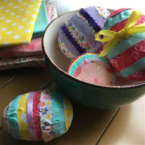 How To Make Scrap Fabric Covered Easter Eggs