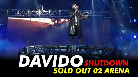 Davido Shutdownsold Out 02 Arena London 2019 Youtube