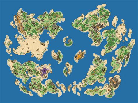 Rpg Maker Overworld Sample Maps By Ladyluck