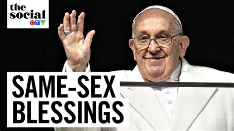 Pope Francis Says Priests Can Bless Same Sex Couples The Social Youtube