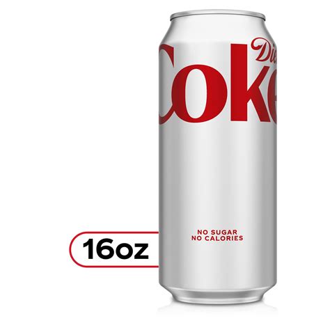 Diet Coke Soda Pop 16 Fl Oz Can