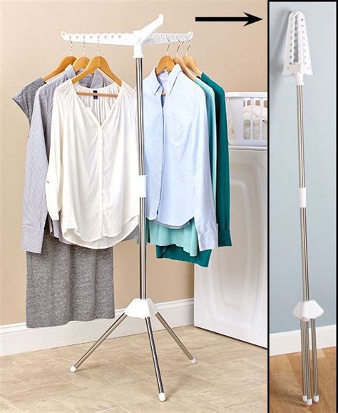 Rack to hang clothes to dry. Hang and Dry Clothes Rack Portable Great For College Dorm ...