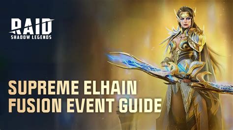 Raid Shadow Legends Supreme Elhain Fragment Fusion Event Guide