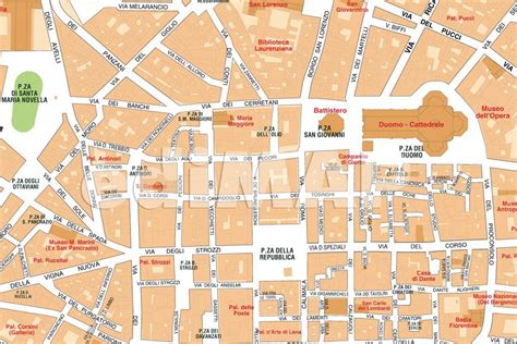 Mappa Turistica Firenze