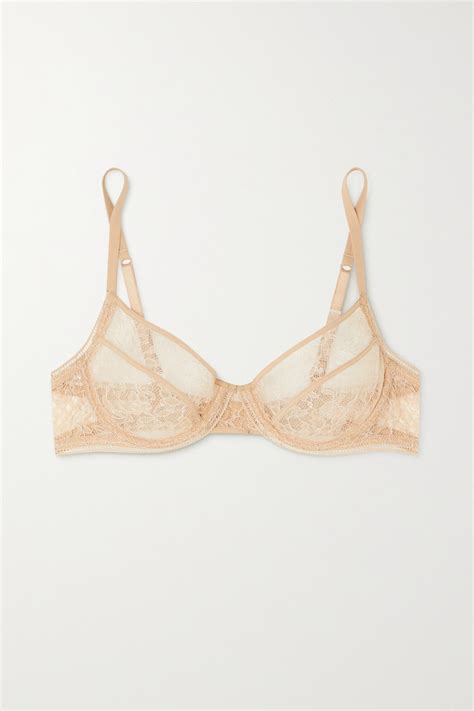 La Perla Spell On You Leavers Lace Underwired Soft Cup Bra Pink Shefinds
