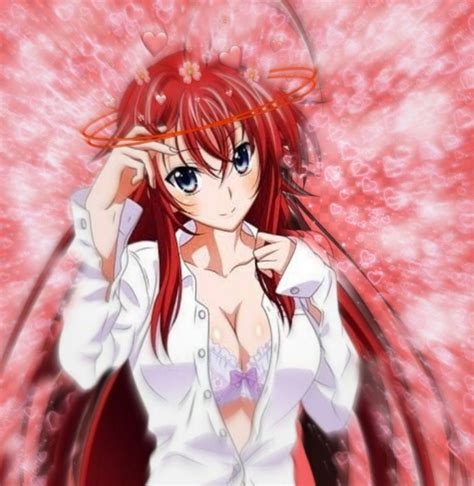 High School Dd Anime High School Rias Gremory Hot Fairy Tail Erza Scarlet Digital Art