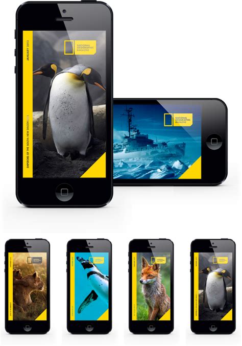 National Geographic Rebrand by Justin Marimon, via Behance | News web design, Rebranding, Brand ...