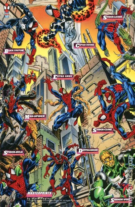 Spider Man Variations 1994 Spider Man Masterprints By Mark Bagley