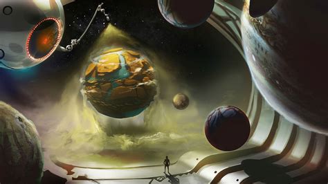 Space Planet Artwork Digital Art Concept Art Creativity Fantasy