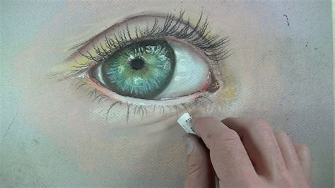 Mix the appropriate skin tone. How to Paint a Realistic Eye with Pastels | Pastel ...