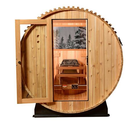 Canopy Barrel Sauna Your Personal Sauna From Almost Heaven Barrel