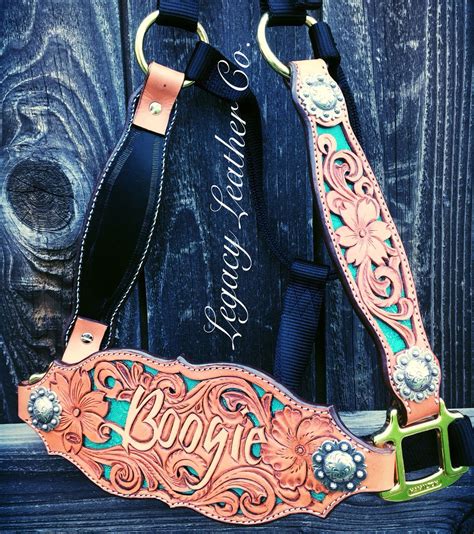 Beautiful Custom Bronc Halter Made By Legacy Leather Co In Central