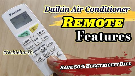 Daikin AC Remote Control How To Use Daikin Ac Remote Daikin Air