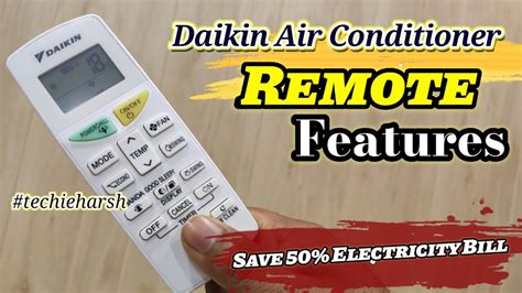 Daikin Ac Remote Control How To Use Daikin Ac Remote Daikin Air