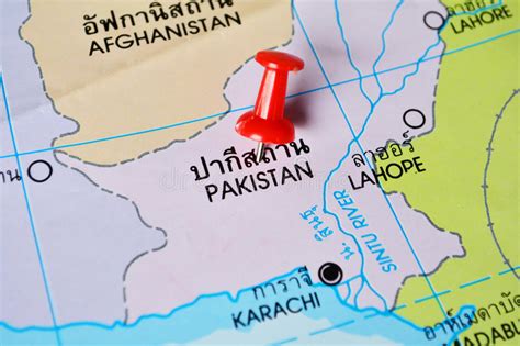 Detailed map of pakistan and neighboring countries. Pakistan-Karte stockbild. Bild von islam, reise, stoß ...
