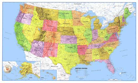 United States Map Maps Images And Photos Finder