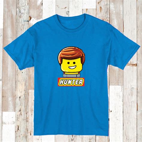 Lego Custom T Shirt For Boys Tee Tees Shirts Custom Tees Kids