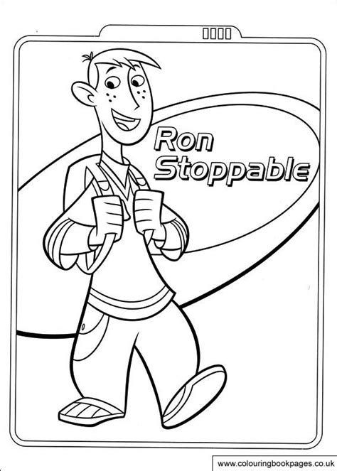 Kim Possible Colouring Pictures Colouringbookpages Co Uk Characters Kim Possible