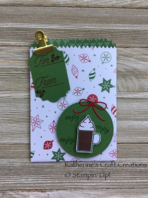 Katherines Craft Creations A Trio Of Holiday Treat Bags From Stampin Up