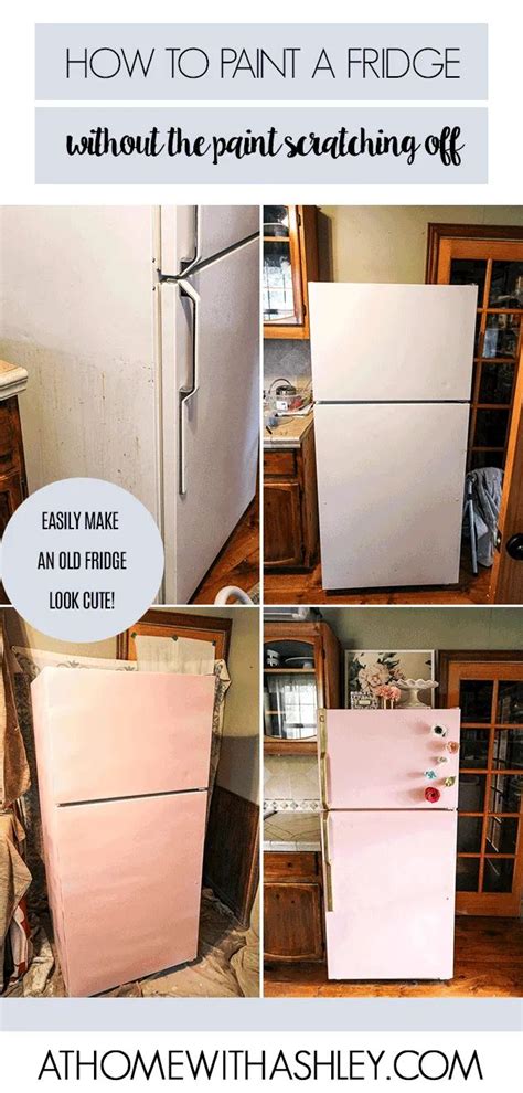 How To Paint A Fridge Without The Paint Scratching Off Paint