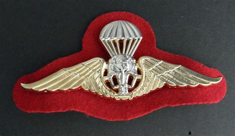 Thailand Paratrooper Jump Wings Jacket Hat Pin Badge 375 Inches Thai