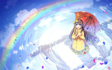 Enjoy the beautiful art of anime on your screen. Rainbow Anime Wallpapers - Wallpaper Cave