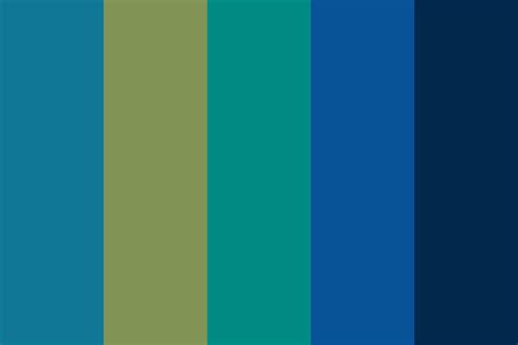 Final Blue Green Color Palette