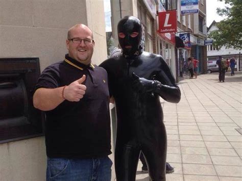 ‘the gimp man of essex raises money for mental health charity colchester mind the courier mail