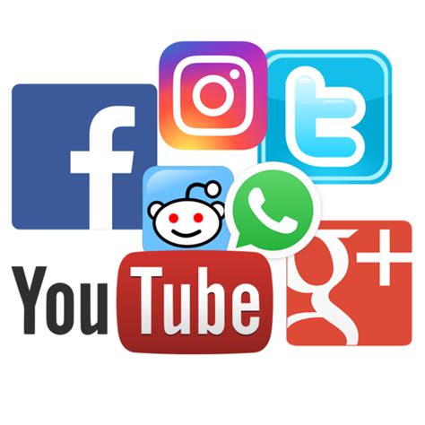 Social Media Png Image Transparent Background Png Arts