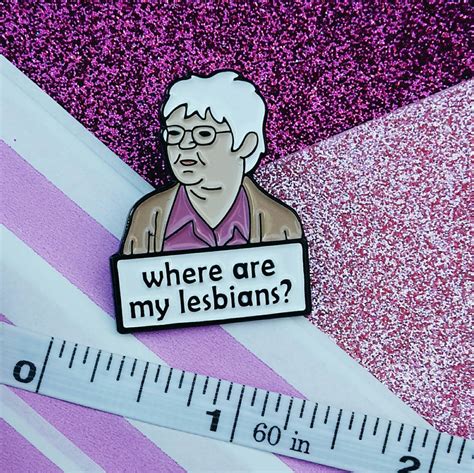 Where Are My Lesbians Enamel Pin Lesbian Pin LGBT Pins Etsy UK
