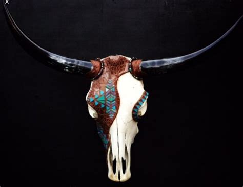 Deer Skull Art Cow Skull Decor Steer Skull Painted Animal Skulls