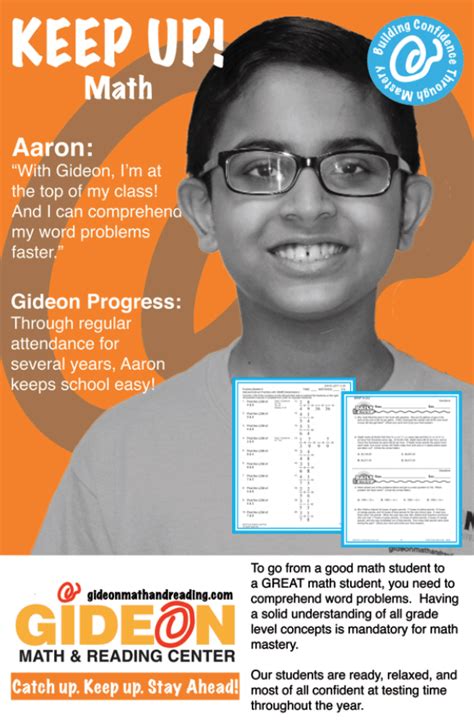 Keep Up Math Gideon Math And Reading Programs