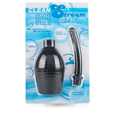 Clean Stream Black Deluxe Enema Bulb Chemist Direct