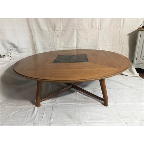 That means the piece is permanently fixed upon purchase so it's free of watermarks, chips or deep. Mid-Century Drexel Heritage Walnut Coffee Table | Chairish