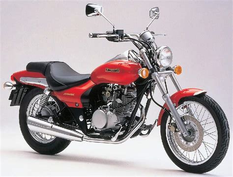 Currently billed as a power cruiser, the first two versions of the bike. Kawasaki Eliminator 125
