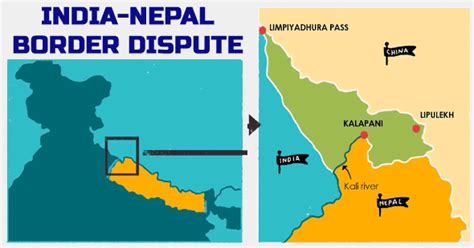 India Nepal Border Dispute Notes For Upsc An Explainer