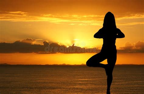 Woman Doing Yoga Stock Image Image Of Confidence Relaxation 26138925