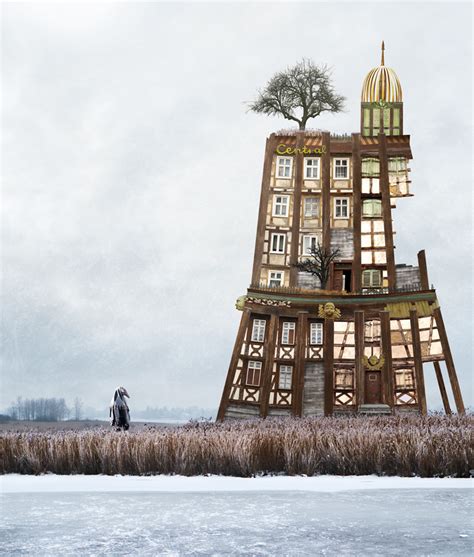 Matthias Jung Makes Montages Of Surreal And Structurally Impossible Homes