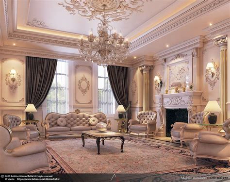 In The Heart Of The Maison On Behance Luxury Living Room Design